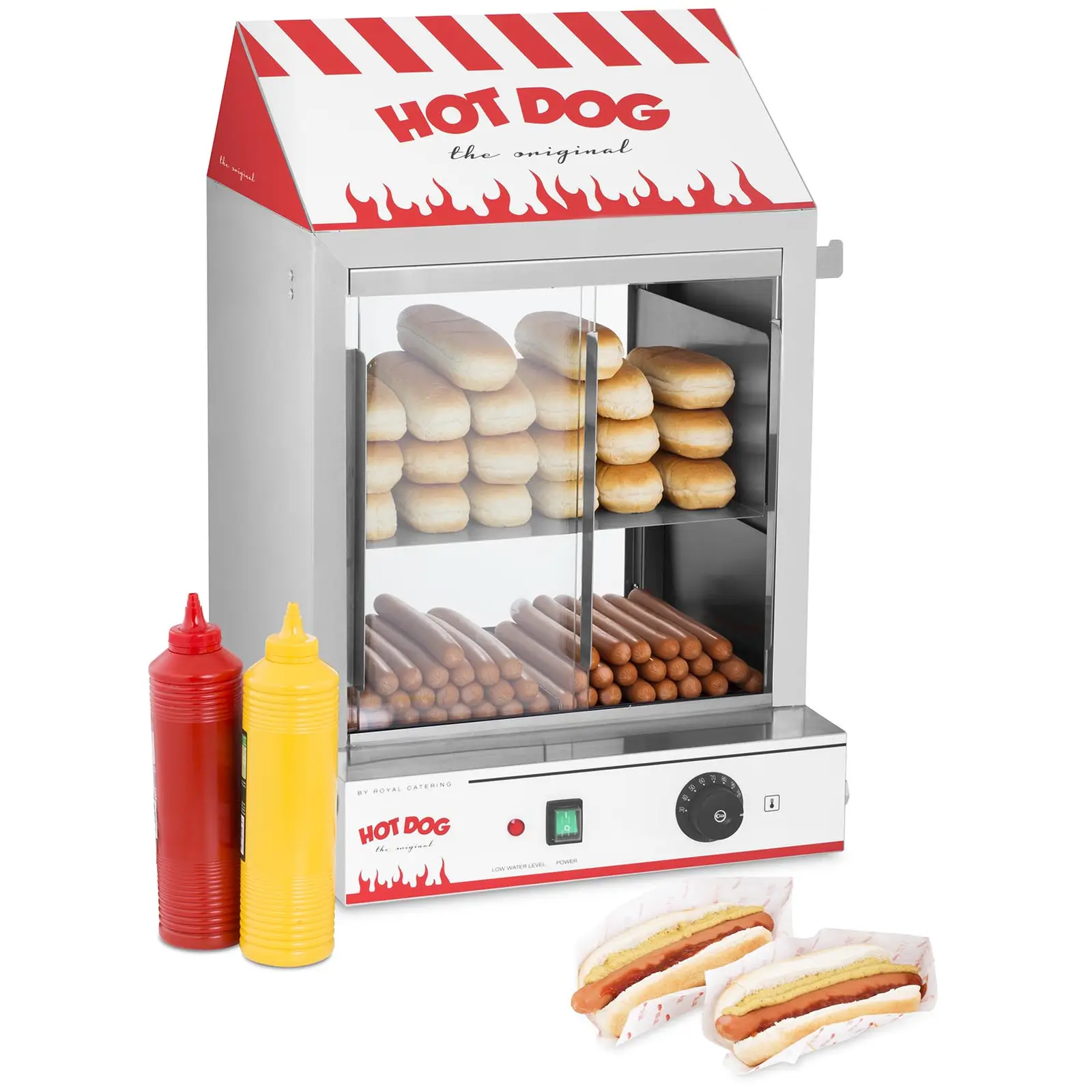 Macchina per hot dog a vapore - 2.000 W