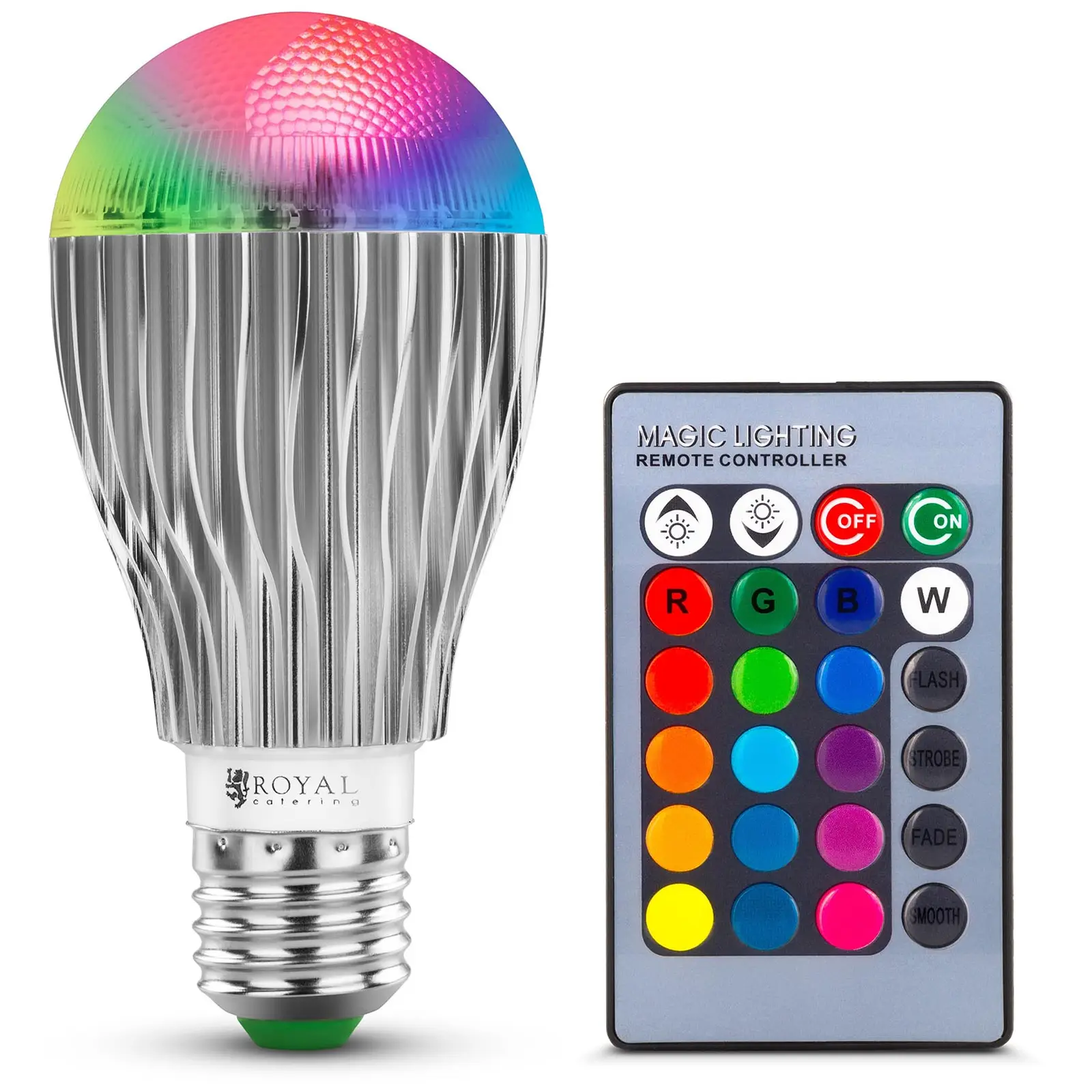 Lampadina LED con telecomando - 16 colori - 5 W