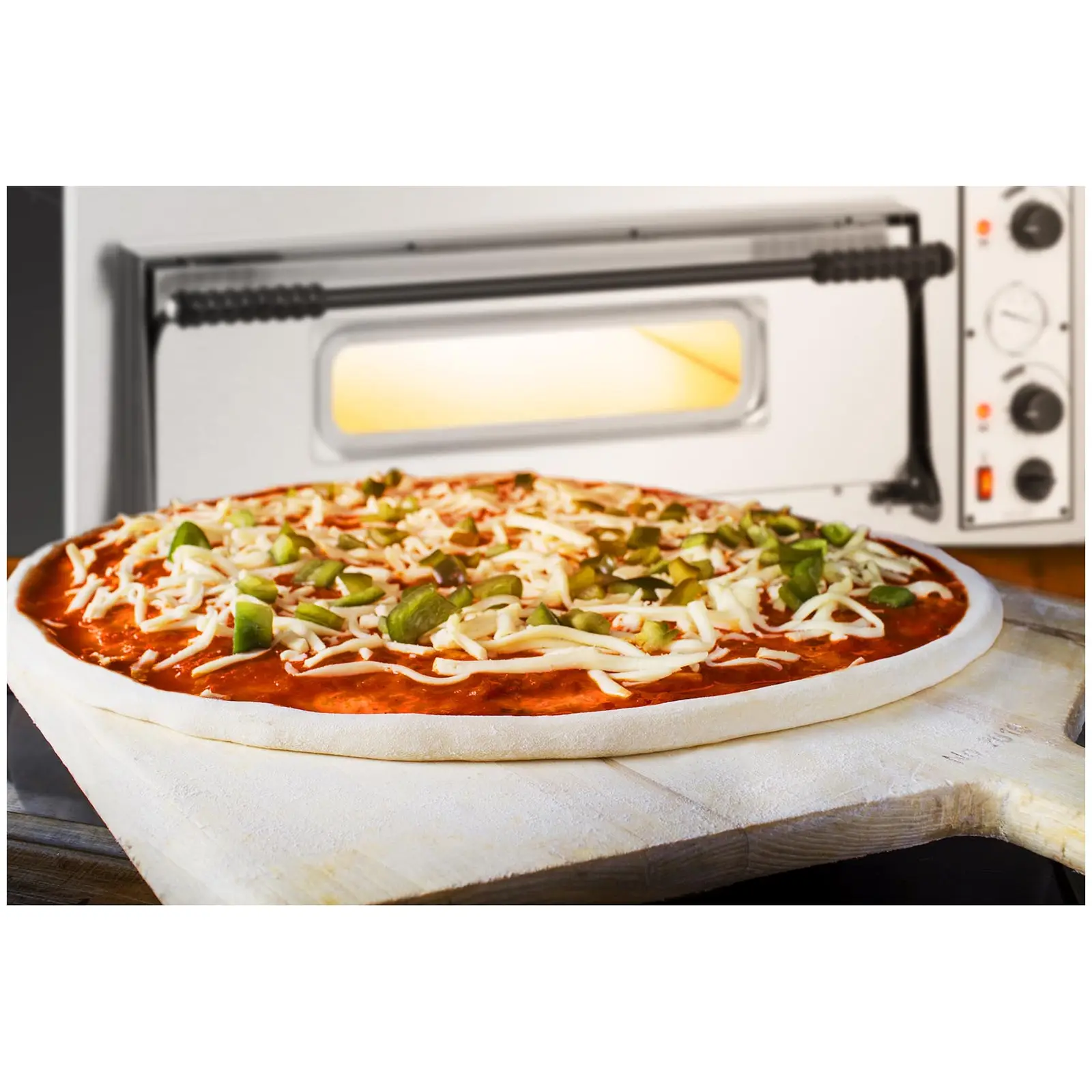 Forno elettrico per pizza professionale - 2 camere - 8 x Ø 32 cm
