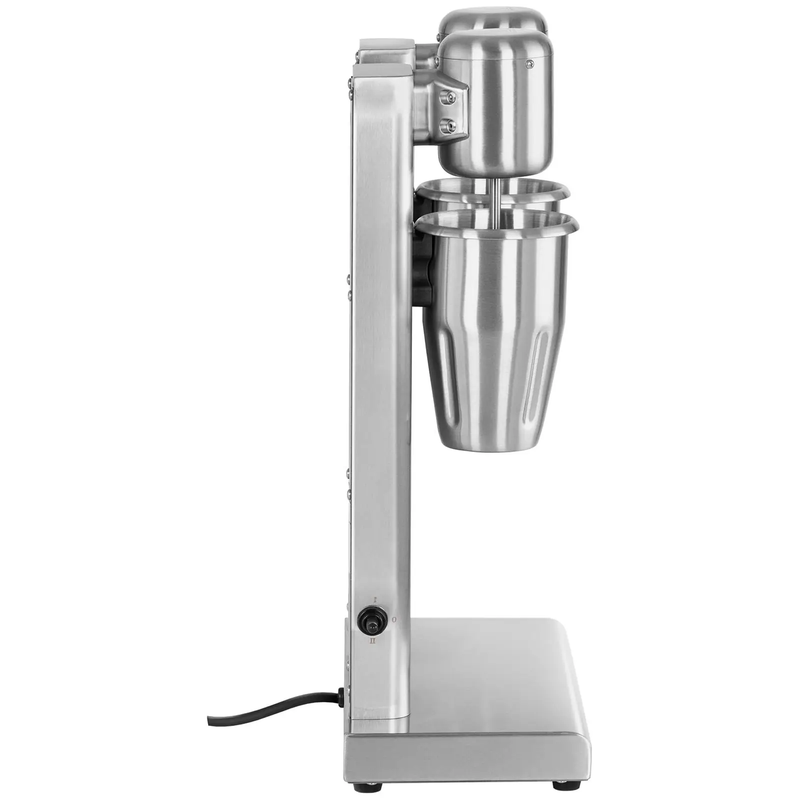 Frullatore per frappè e milk shake - Doppio - 2 x 1 L - 15.000 giri/min - Acciaio inossidabile