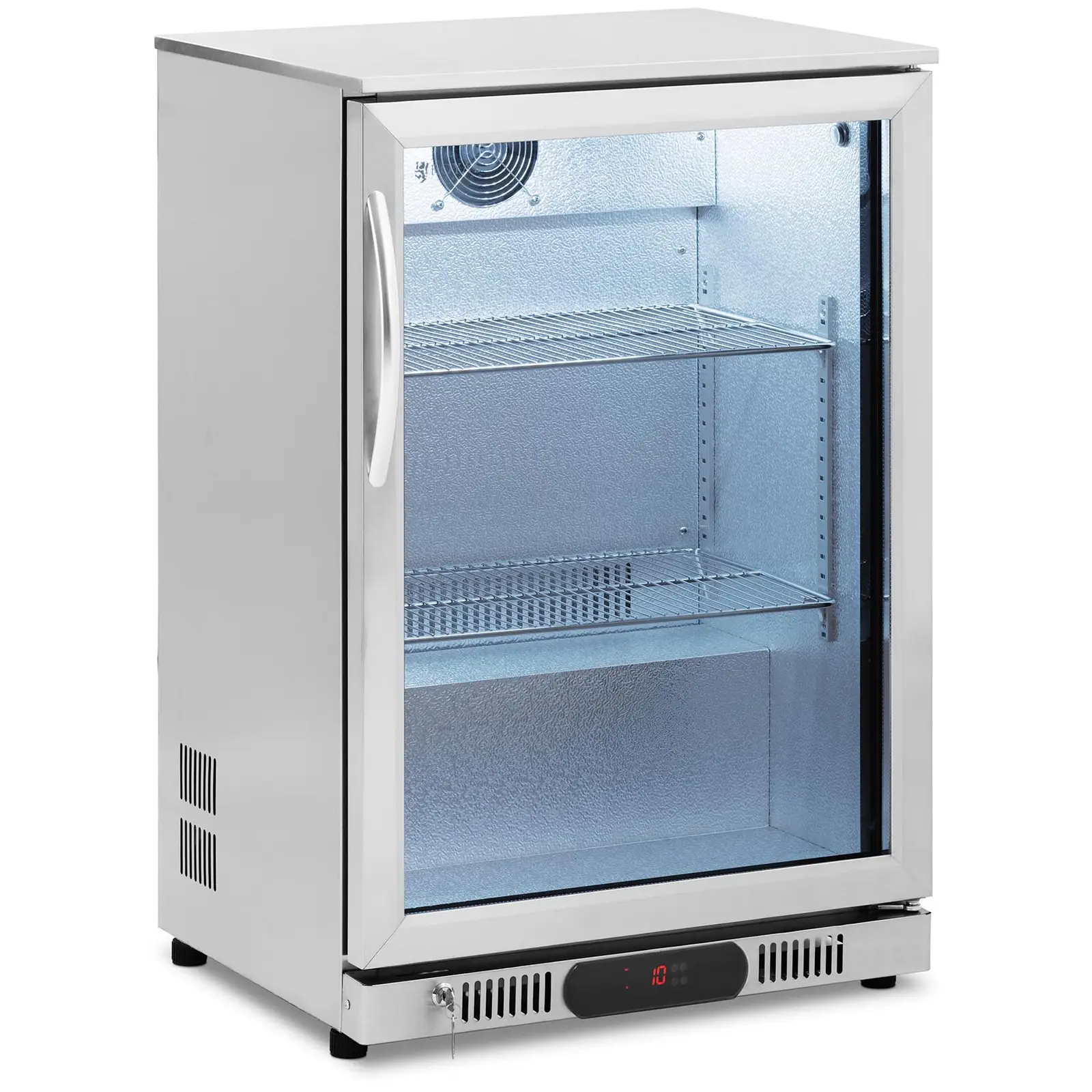 Vetrina frigo per bibite - 138 l - Royal Catering - Acciaio inox