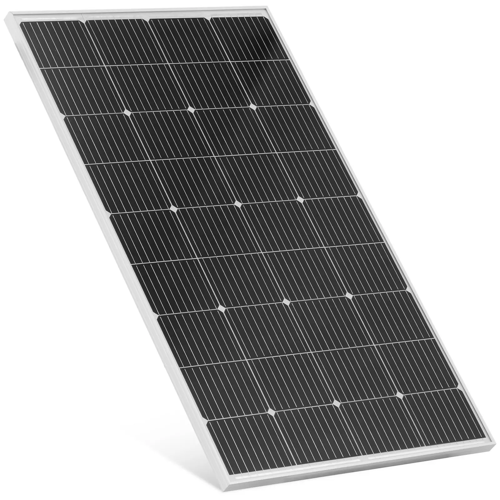 Pannello solare monocristallino - 160 W - 22.46 V - Con diodi di bypass