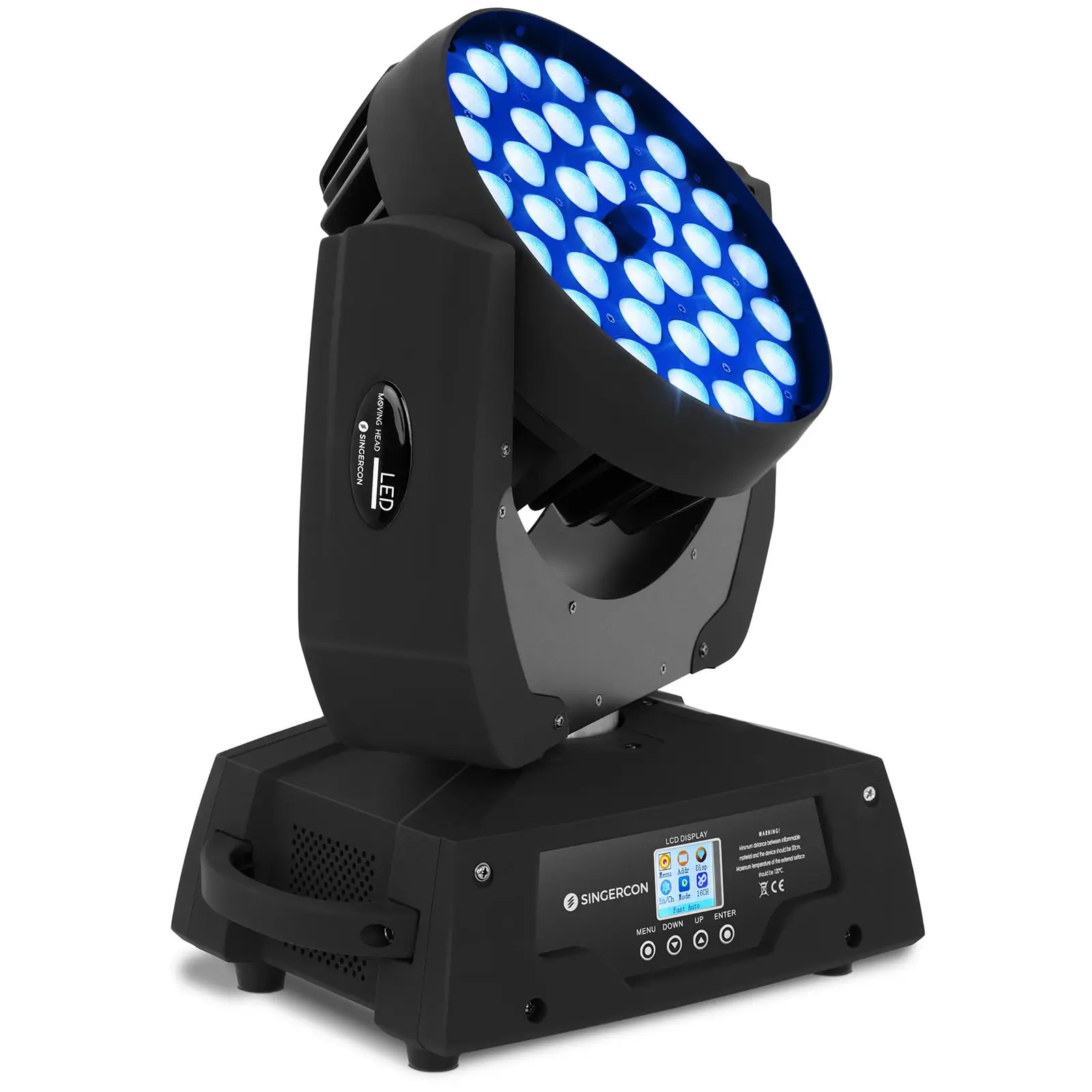 Testa mobile LED professionale - Zoom - 36 LED - 450 W