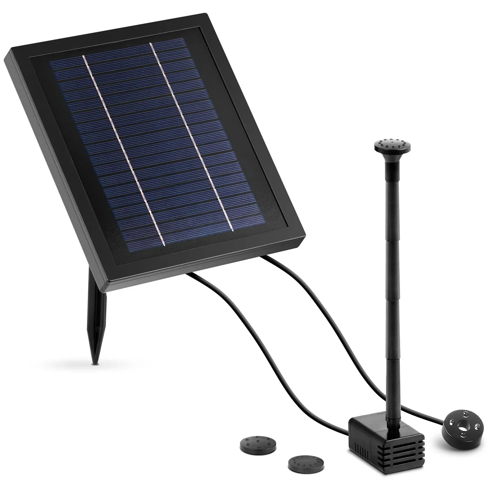 Pompa laghetto solare - 250 l/h - LED