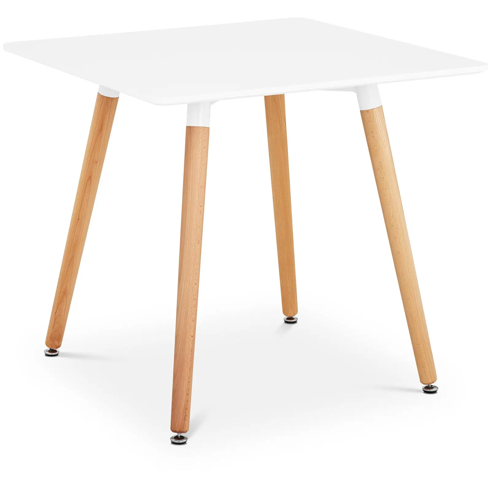 Tavolo quadrato - Design moderno - 80 x 80 cm - Bianco