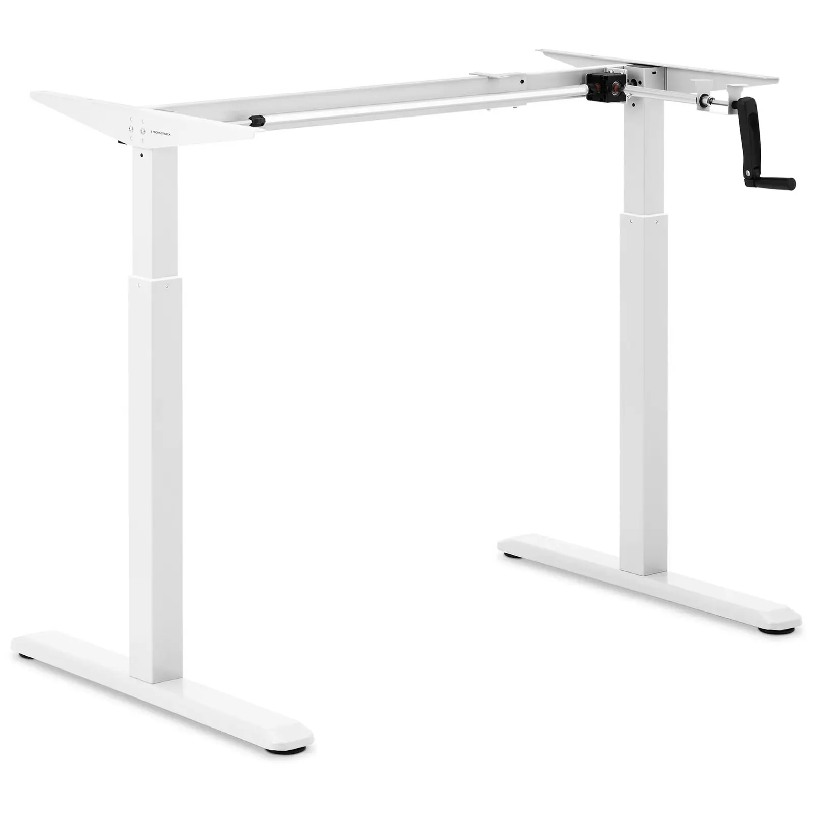 Supporto scrivania regolabile in altezza - Manuale - 70 kg - Bianco